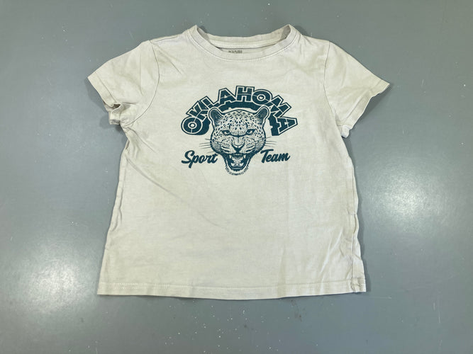 T-shirt m.c gris Oklahoma, moins cher chez Petit Kiwi