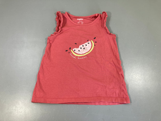 T-shirt s.m froufrou pastèque, moins cher chez Petit Kiwi