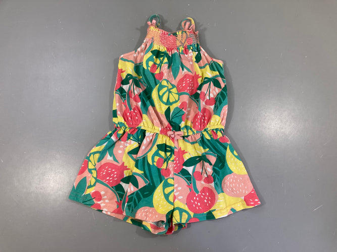 Combishort jersey blanc fruits Smoks, moins cher chez Petit Kiwi