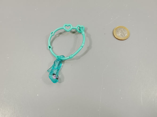 Bracelet en plastique  bleu, chaussure, moins cher chez Petit Kiwi