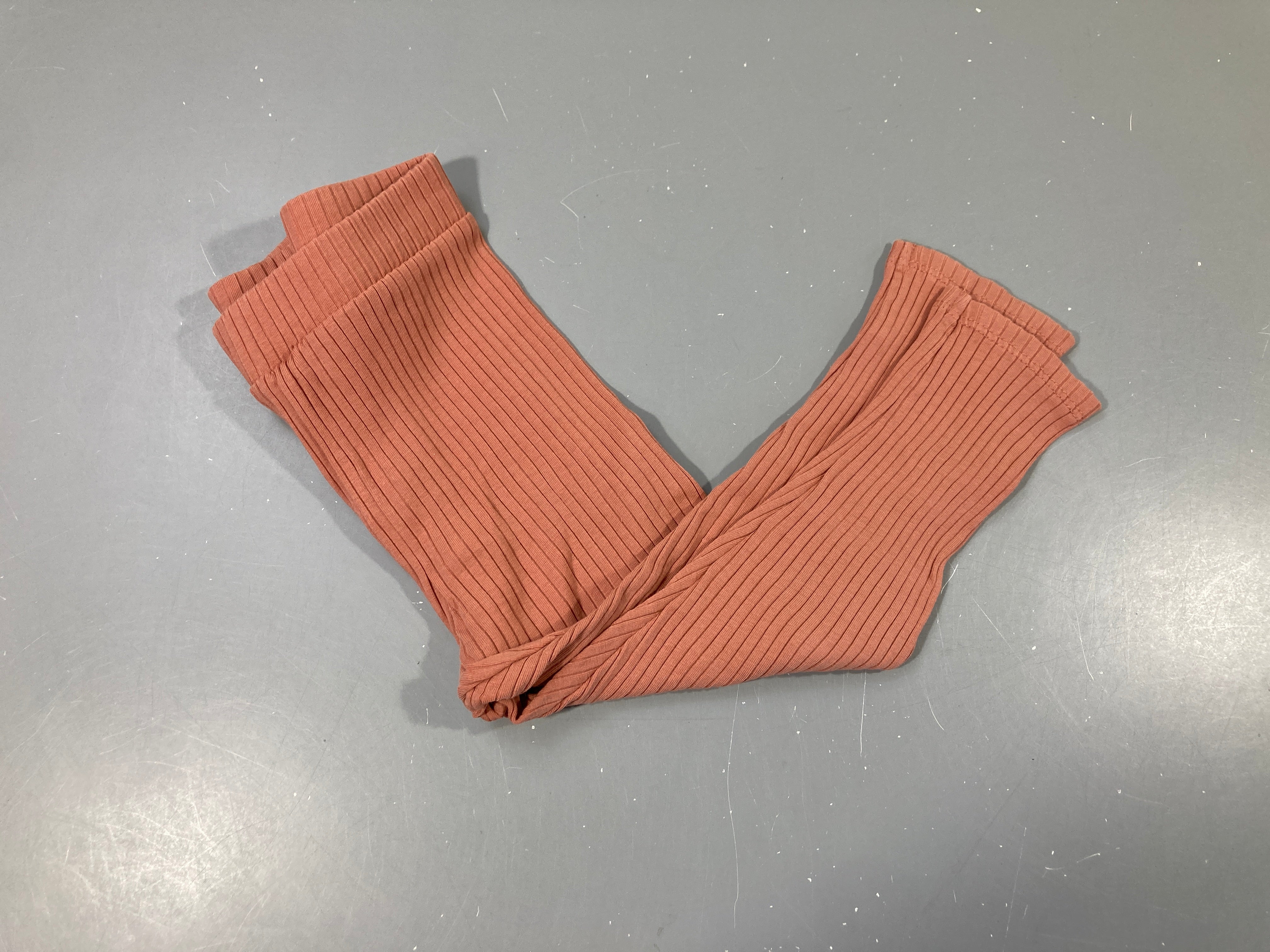 Legging côtelé brun