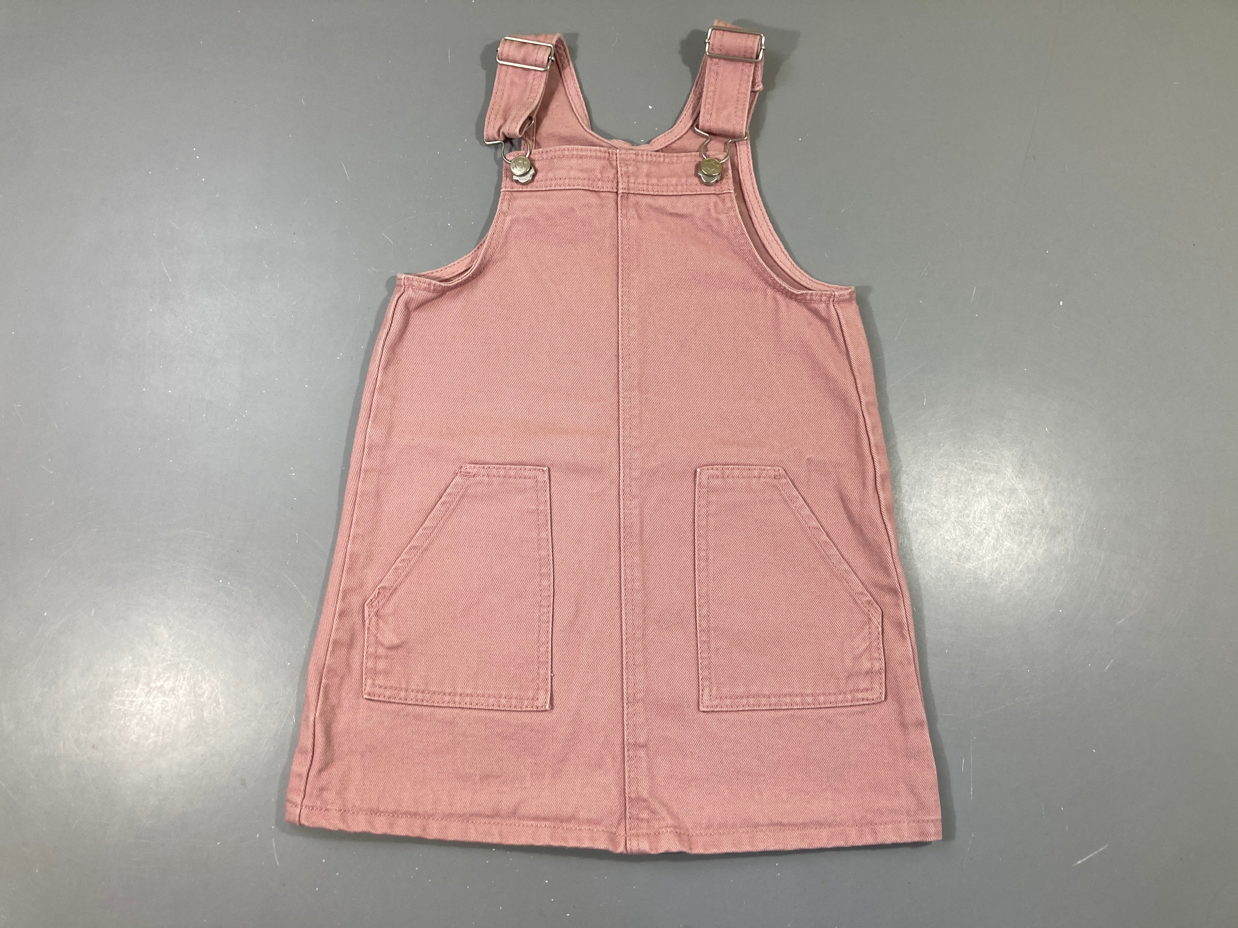 Robe salopette vieux rose