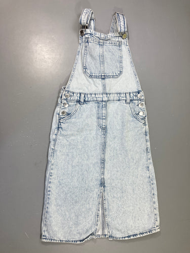 Robe salopette en jean clair Taille estimée, moins cher chez Petit Kiwi
