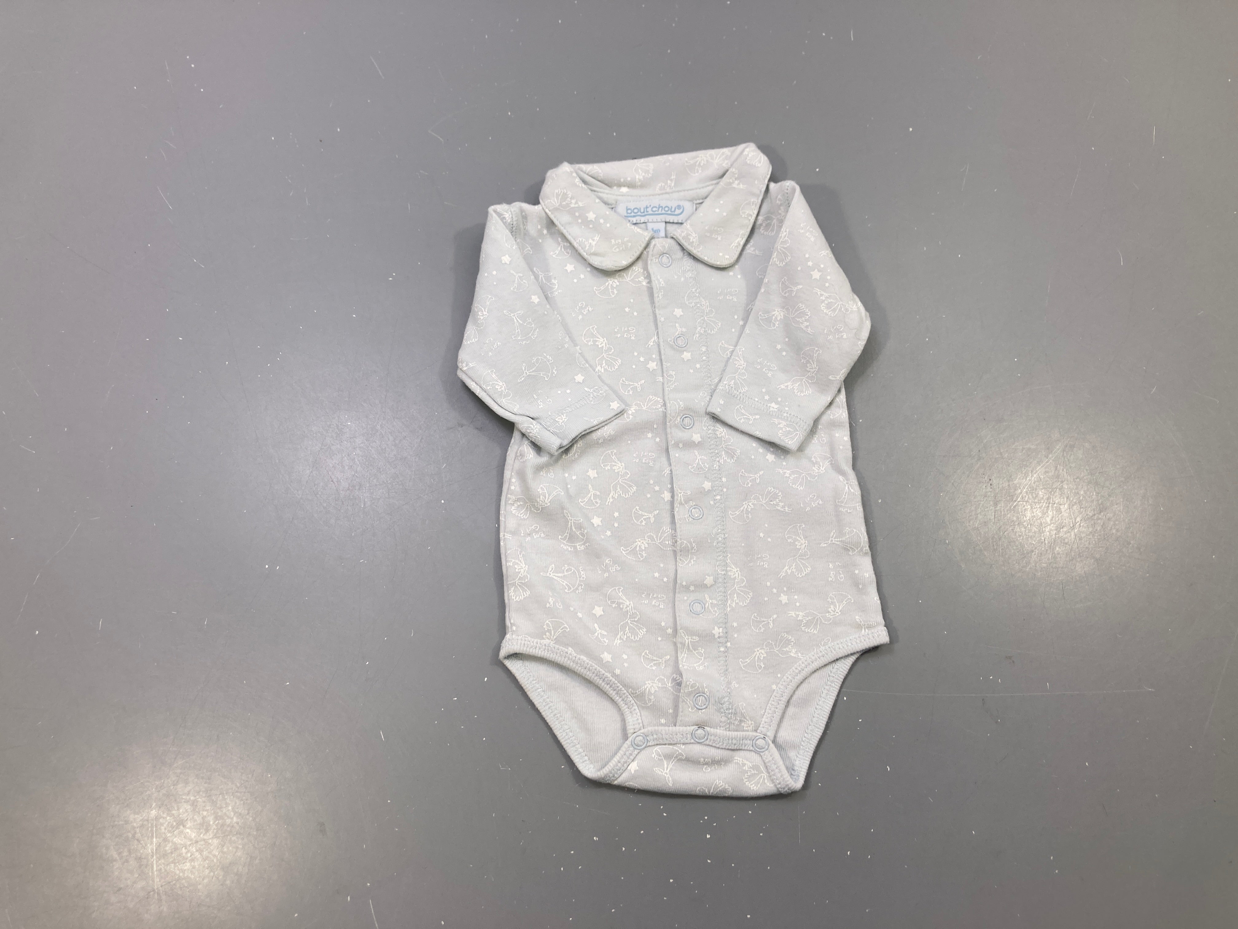 Body m.l blanc clair cigognes