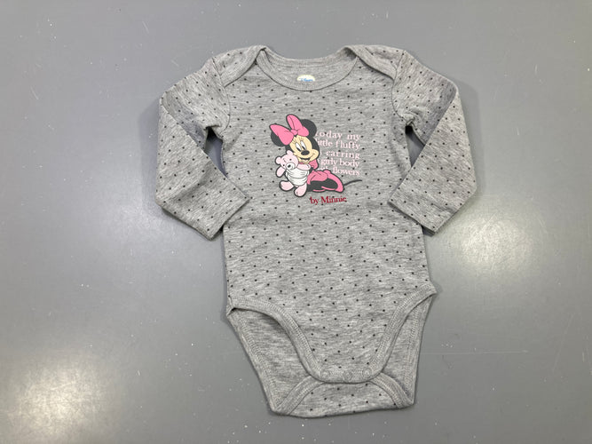 Body m.l gris étoiles Minne, moins cher chez Petit Kiwi