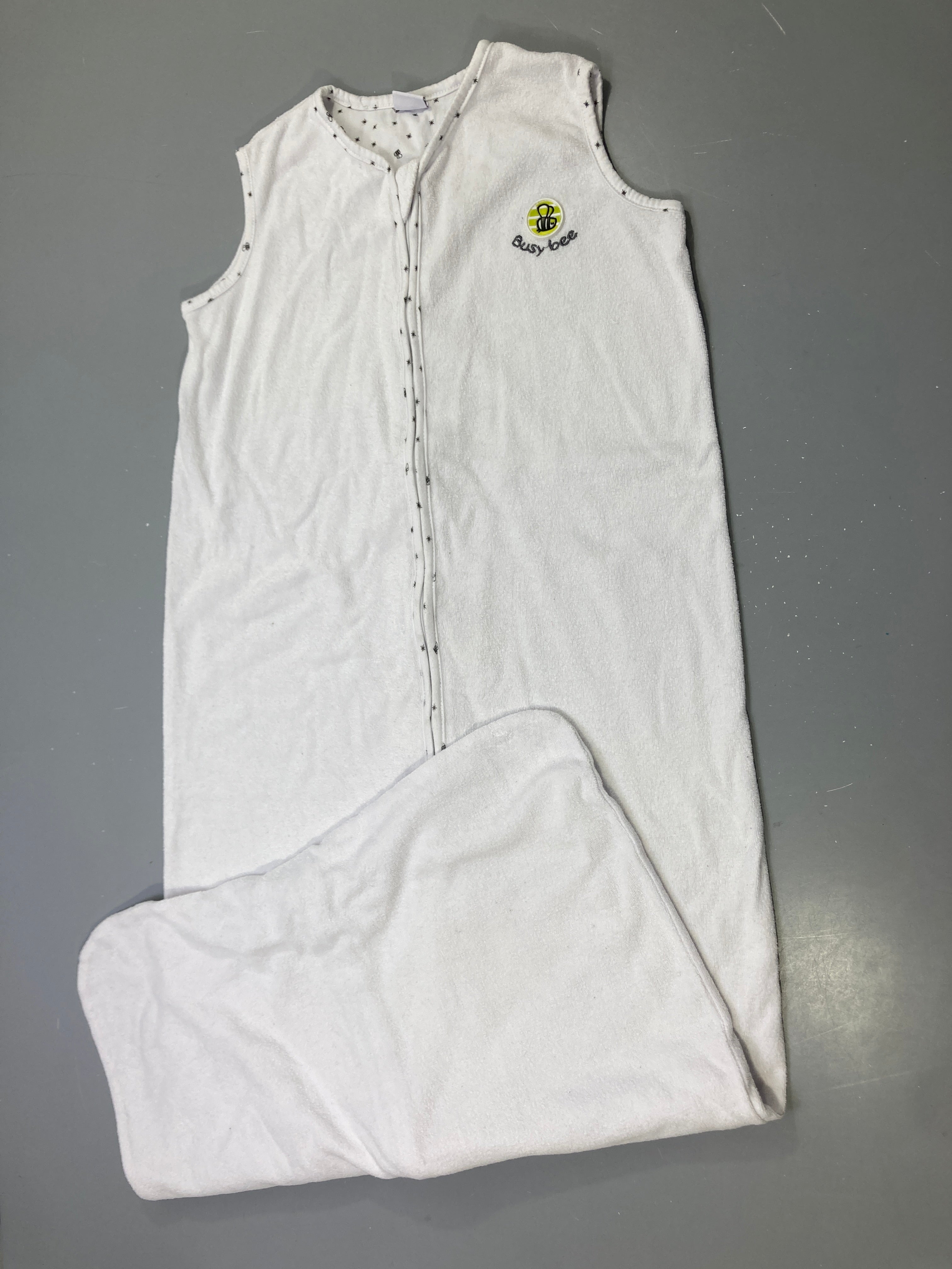 Sac de couchage éponge blanc BusyBee 110cm