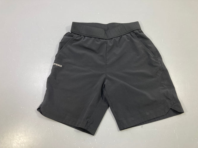 Short de sport noir, taille élastique, poches, Artengo (pas d'étiquette, taille estimée), moins cher chez Petit Kiwi