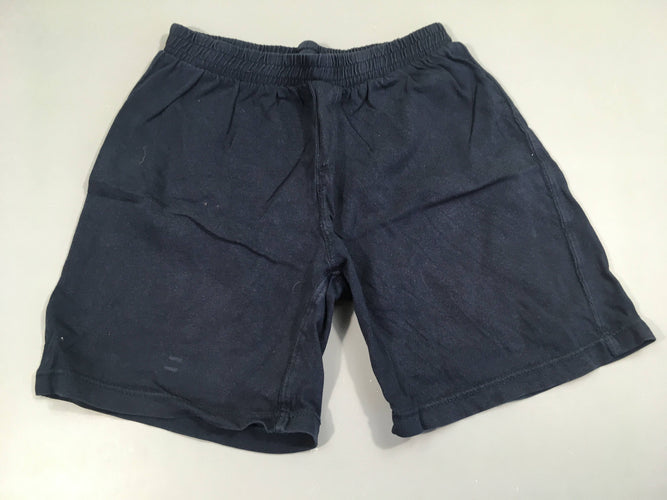 Short jersey bleu foncé, moins cher chez Petit Kiwi