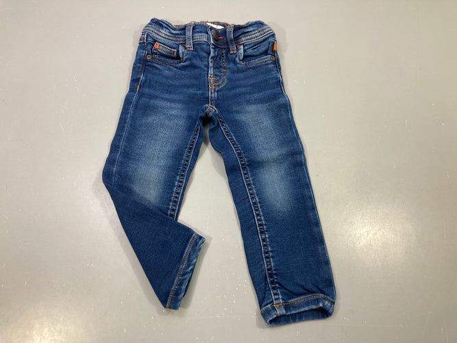 Jeans effet délavé, moins cher chez Petit Kiwi