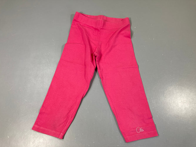 Legging rose vif, moins cher chez Petit Kiwi