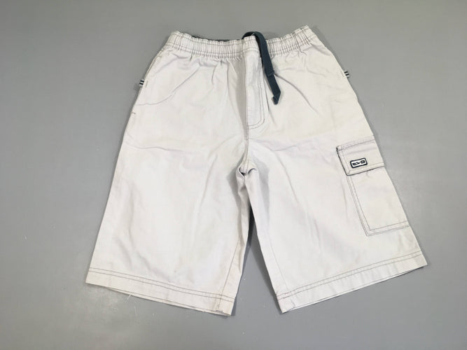 Bermuda cargo gris clair, moins cher chez Petit Kiwi