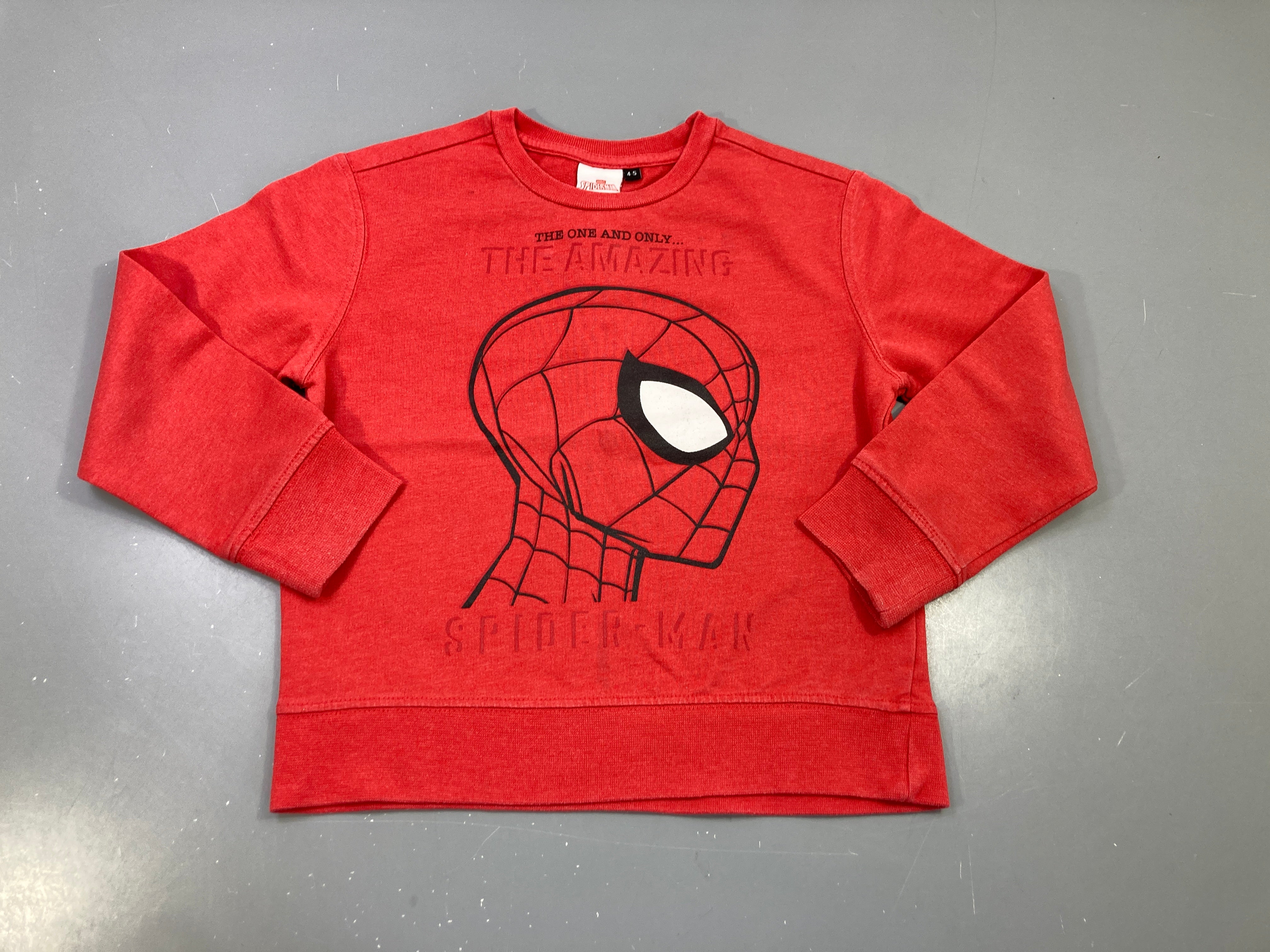 Sweat léger rouge Spiderman