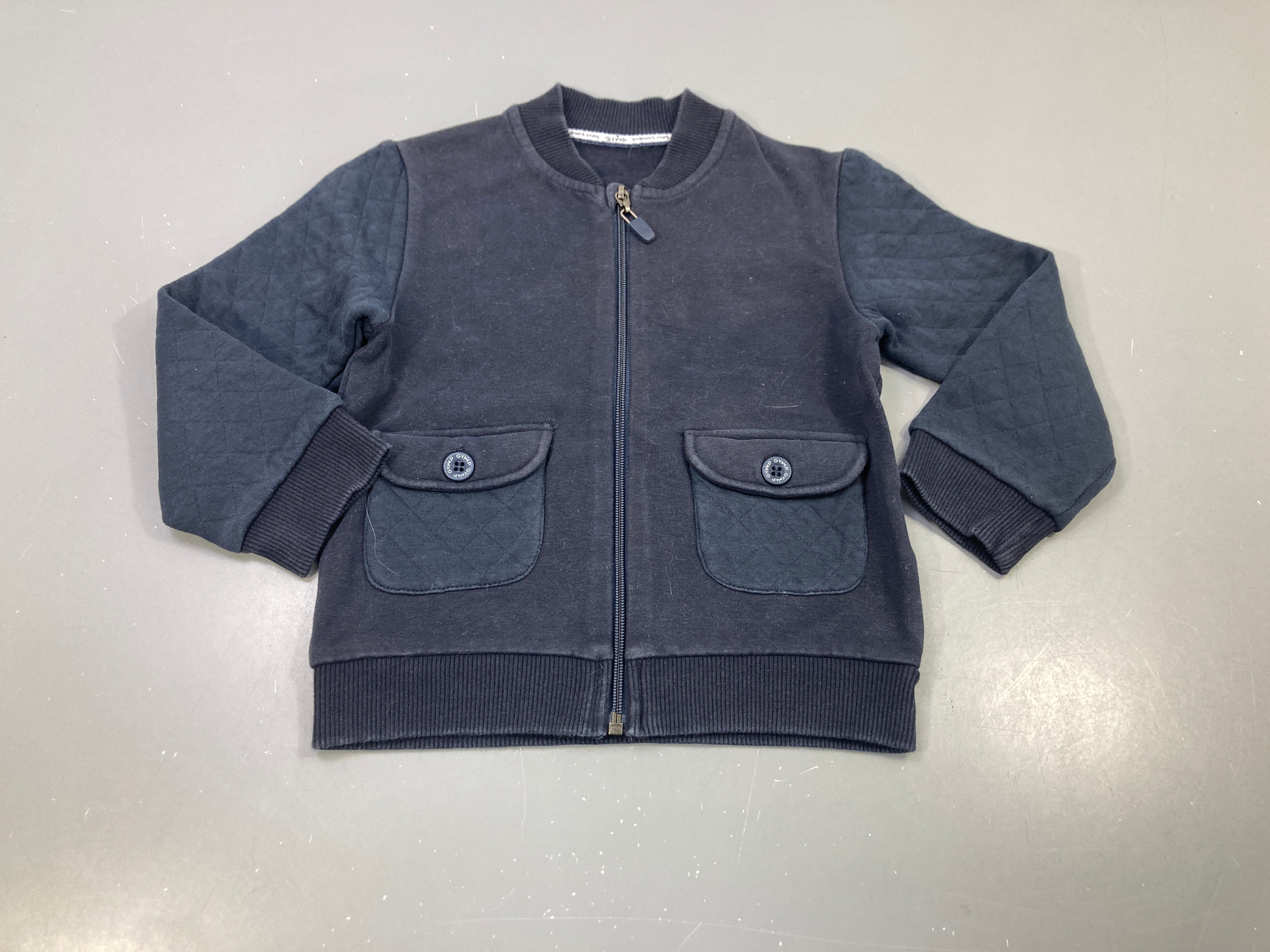 Gilet zippé, 2 poches