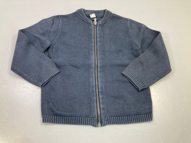 Gilet zippé bleu marine, moins cher chez Petit Kiwi
