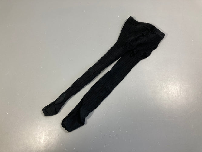 Collants noirs côtelés, moins cher chez Petit Kiwi