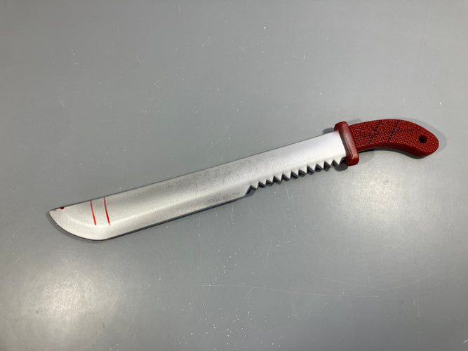 Déguisement Machette sanglante d'Halloween (60 cm), moins cher chez Petit Kiwi