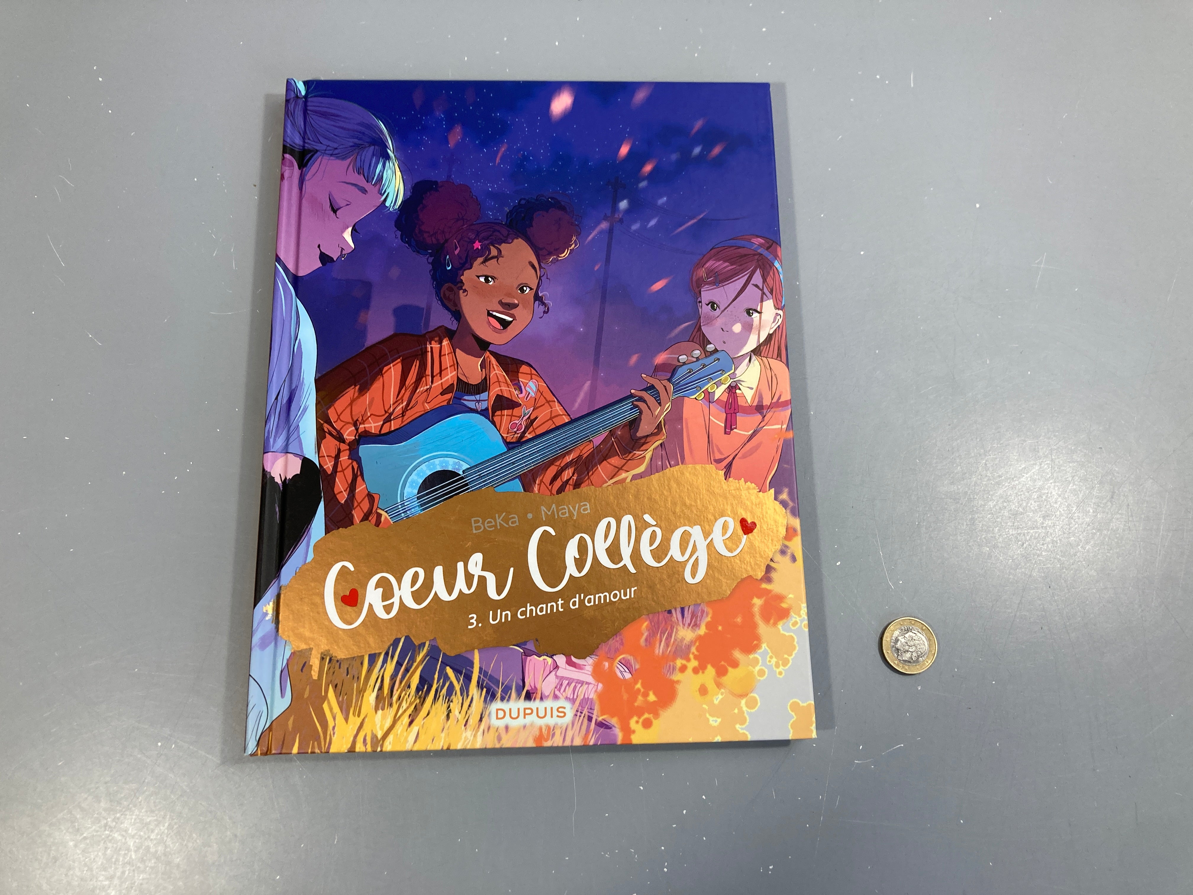 Un chant d'amour, 3 BD Coeur collège