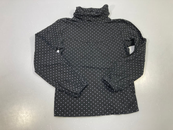 T-shirt m.l col roulé noir étoiles, moins cher chez Petit Kiwi