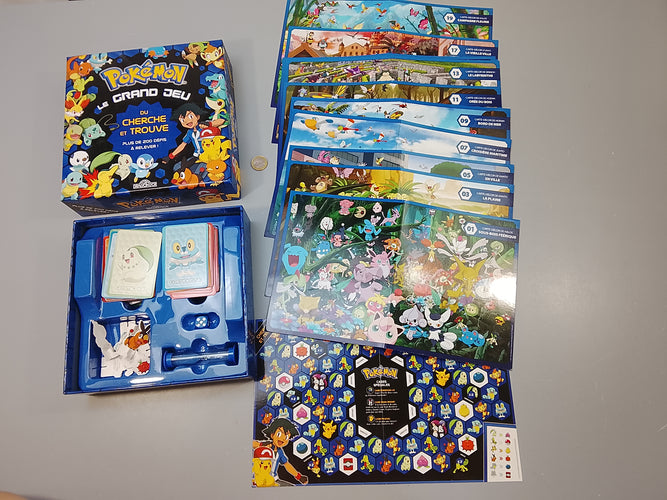 Complet Pokemon le grand jeu du cherche et trouve, moins cher chez Petit Kiwi
