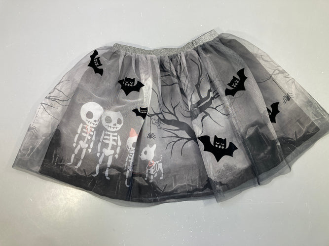 Jupe Halloween  Voile gris chauve souris, moins cher chez Petit Kiwi