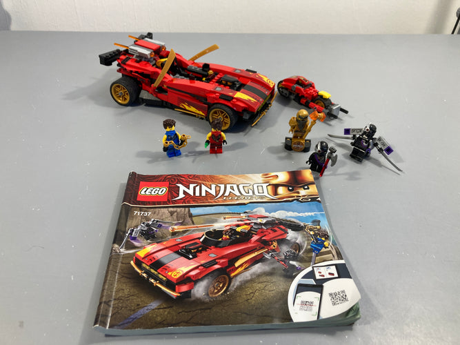 NINJAGO® 71737 Le chargeur Ninja X-1 Manque 1 structure noire voiture, moins cher chez Petit Kiwi