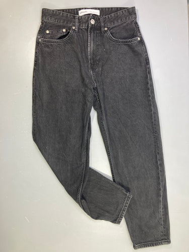 Jeans anthracite Mom 36, moins cher chez Petit Kiwi