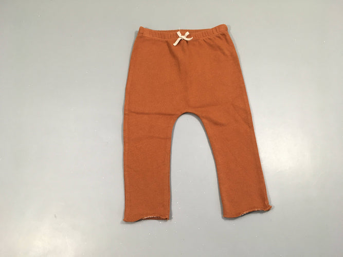 Pantalon jersey terra cotta, moins cher chez Petit Kiwi