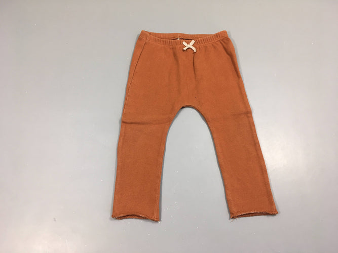Pantalon jersey terra cotta, moins cher chez Petit Kiwi