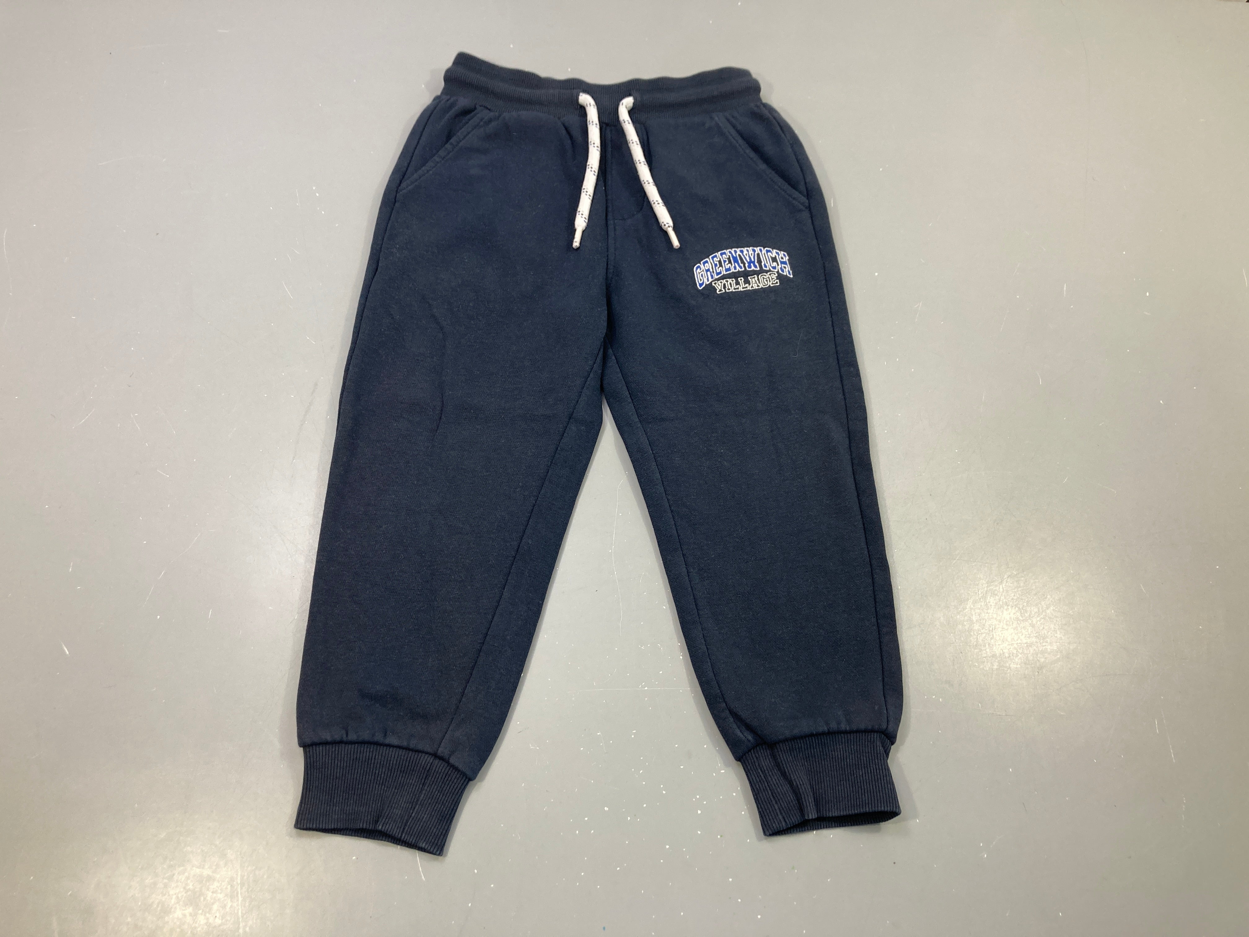 Pantalon jogging molleton bleu
