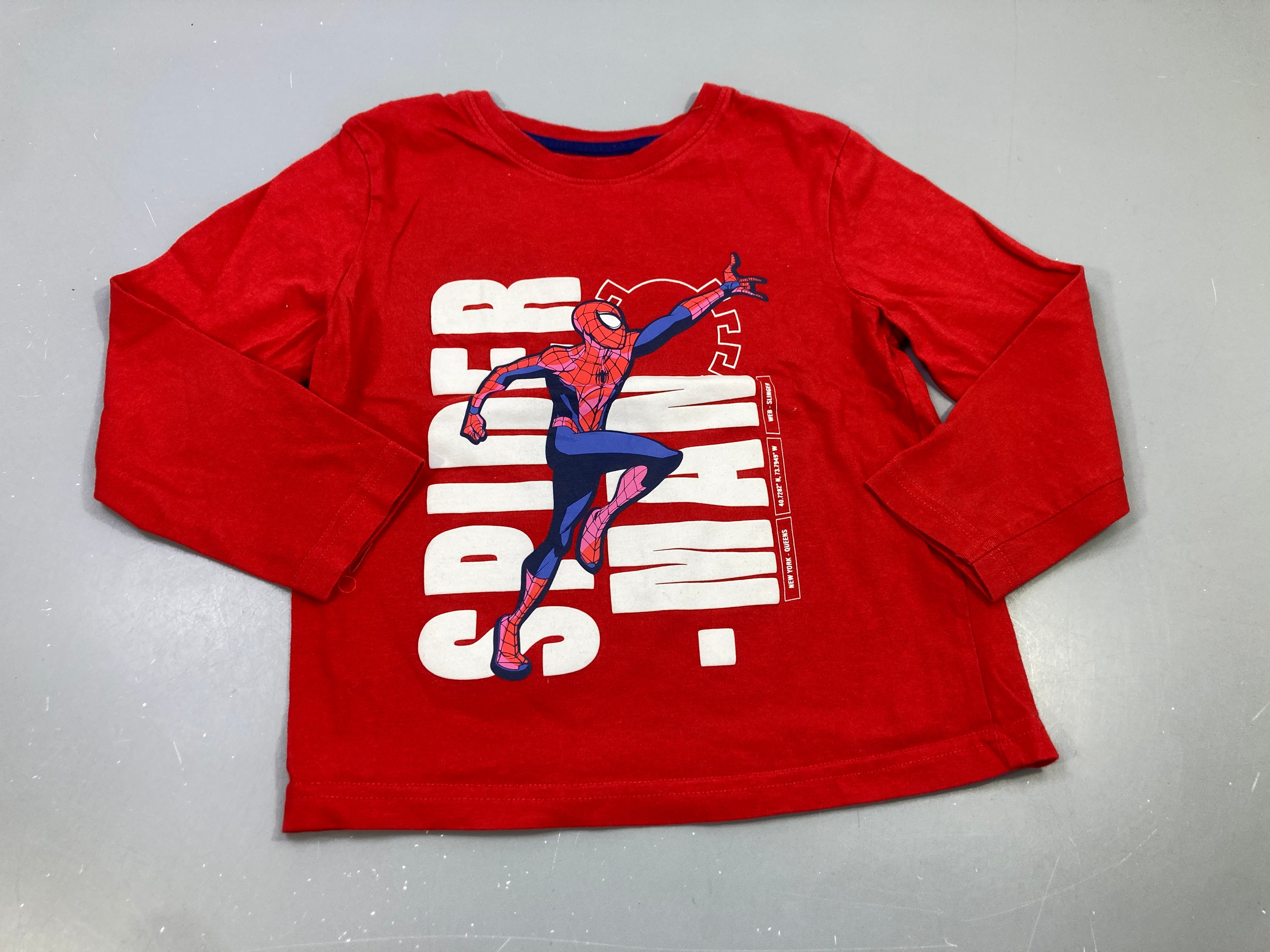 T-shirt m.l rouge Spiderman