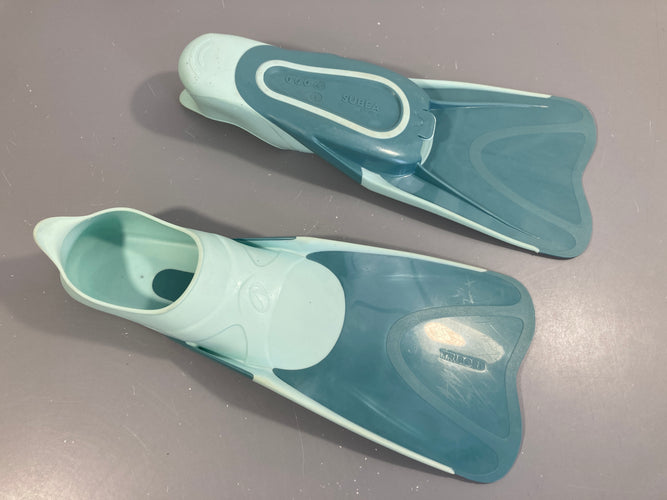 Palmes plongée Enfant - FF 100 Soft Vert Clair Tribord, moins cher chez Petit Kiwi