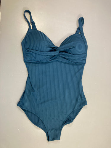 Etat neuf Maillot de bain bleu pétrol, prix neuf 14€, moins cher chez Petit Kiwi