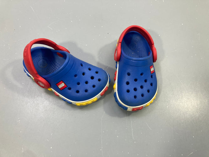 Crocs "Légo" bleu, blanc, jaune,rouge, moins cher chez Petit Kiwi