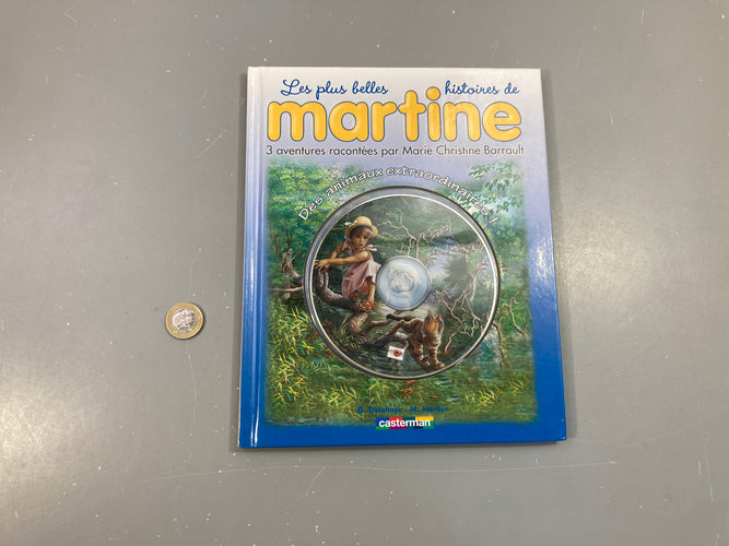 Les plus belles histoires de Martine-Des animaux extraordinaires! Racontées par M-C Barrault, moins cher chez Petit Kiwi