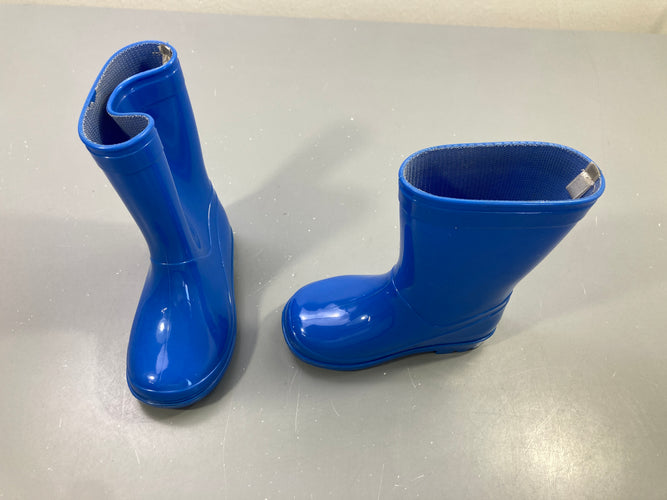 Bottes de pluie bleue  24-25, moins cher chez Petit Kiwi