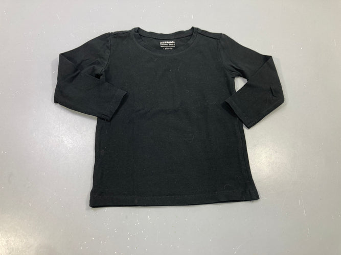 T-shirt m.l noir, moins cher chez Petit Kiwi