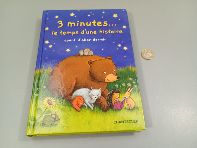 3 minutes... le temps d'une histoire avant d'aller dormir, moins cher chez Petit Kiwi