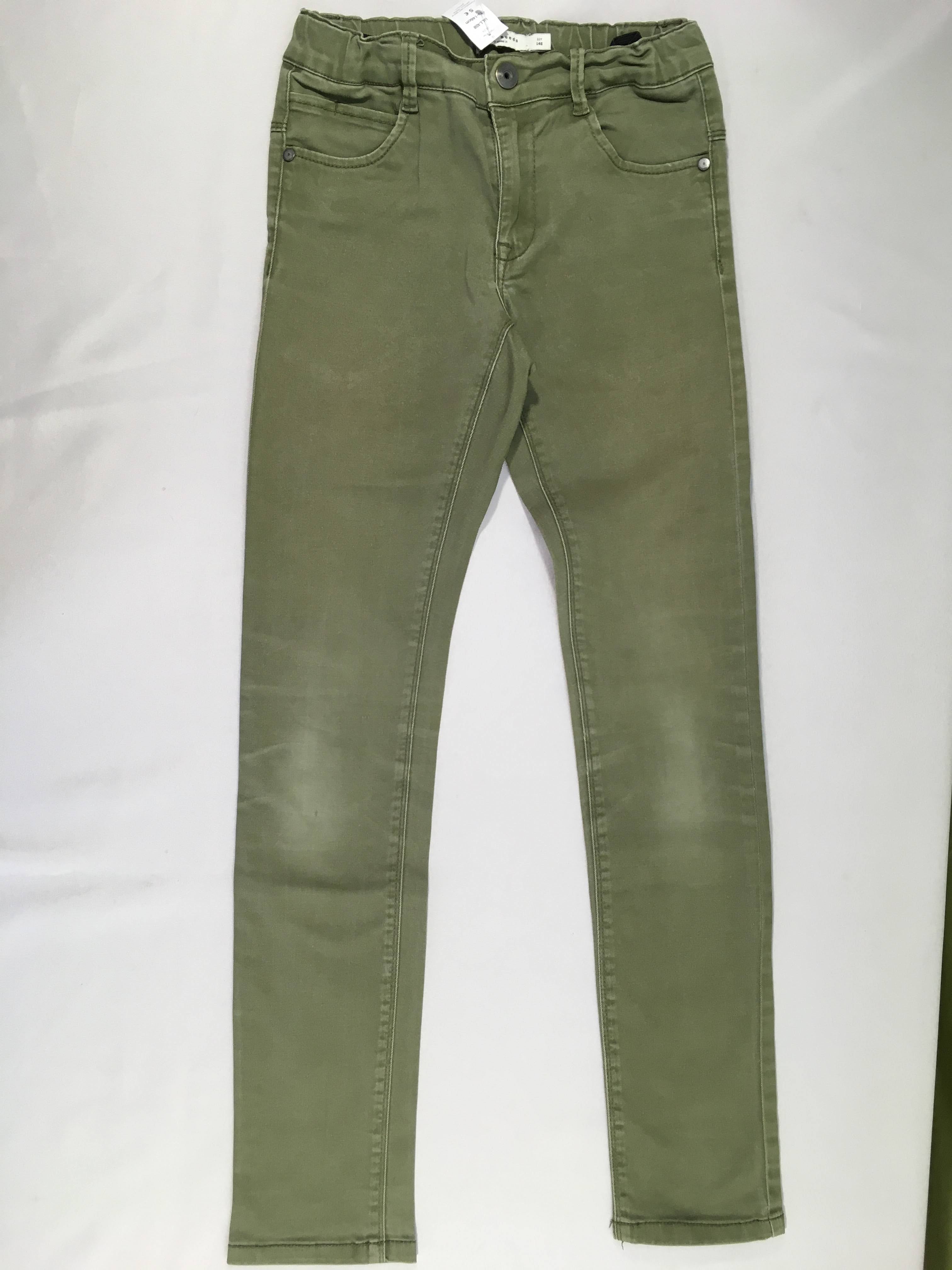 Pantalon vert tache genoux, tache genoux