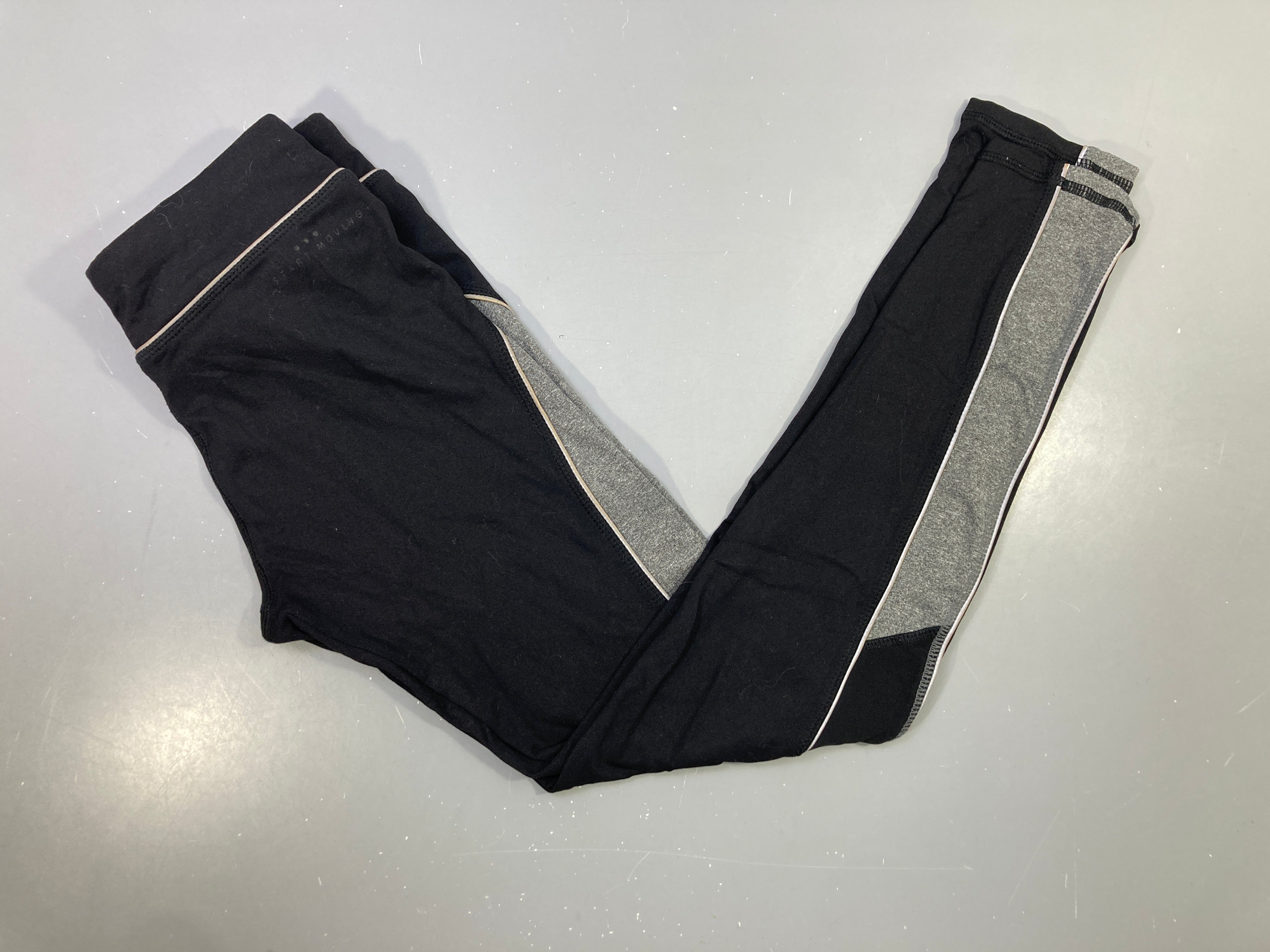 Legging de sport noir-gris chiné