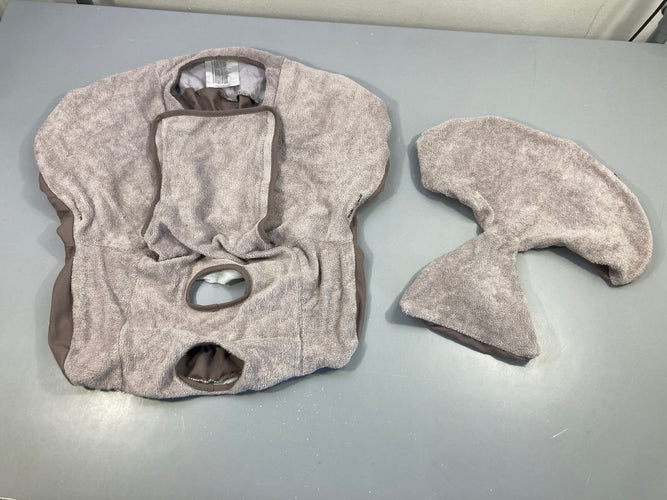 Housse d'été de prote.ction pour siège auto éponge brun pour siège Milofix, moins cher chez Petit Kiwi