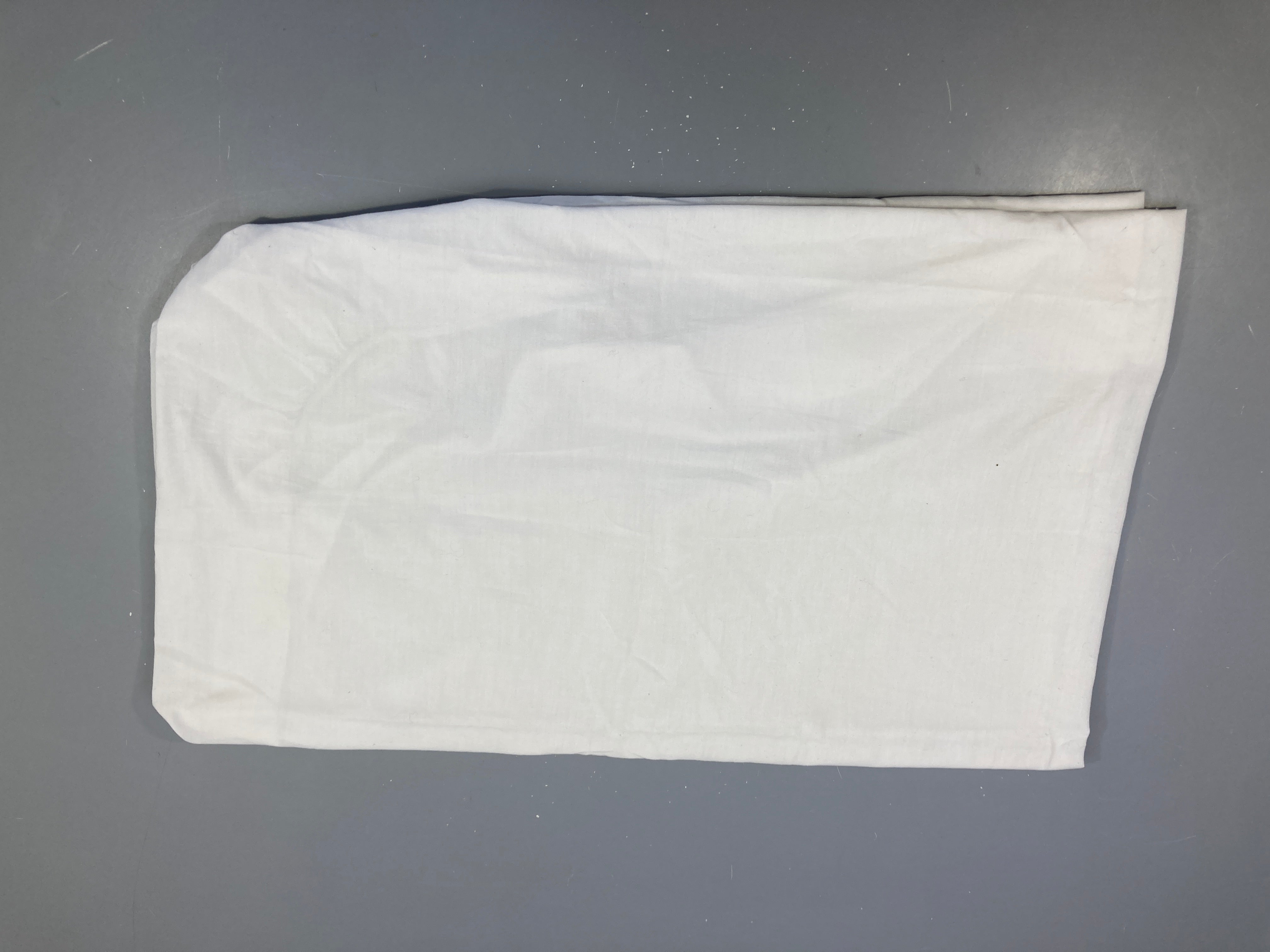 Drap housse coton blanc - 60x120cm