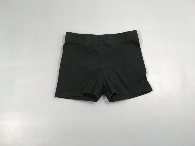 Short noir 95% coton 5% élasthanne, moins cher chez Petit Kiwi