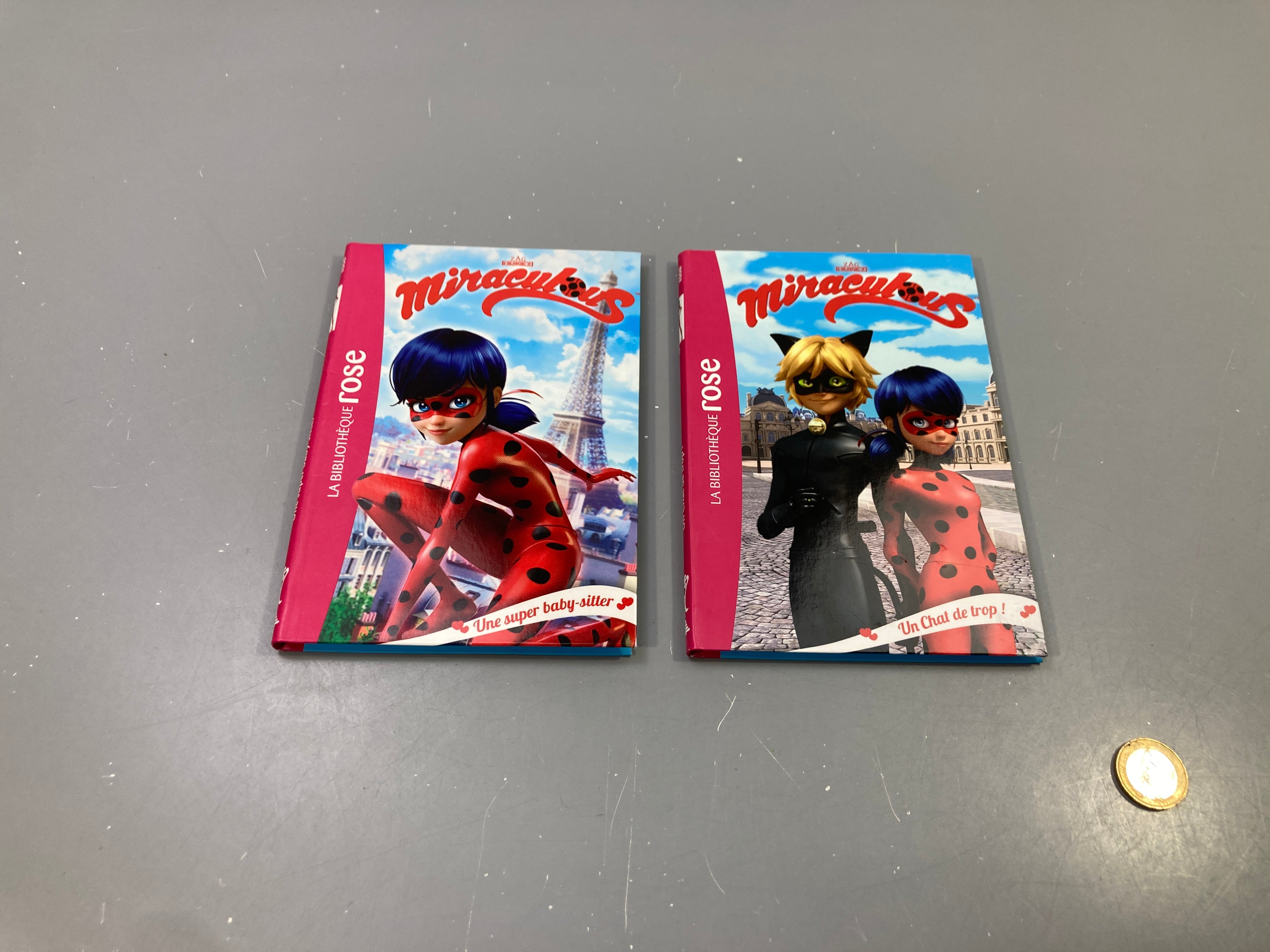 2 livres Miraculous-Une super baby-sitter/Un chat de trop