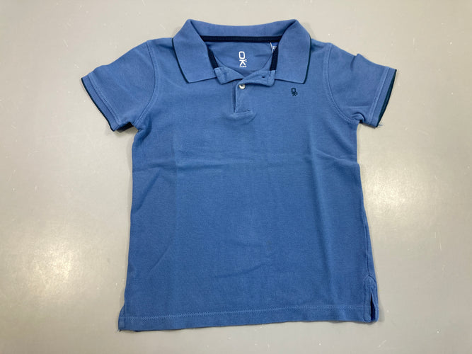 Polo m.c bleu foncé, moins cher chez Petit Kiwi