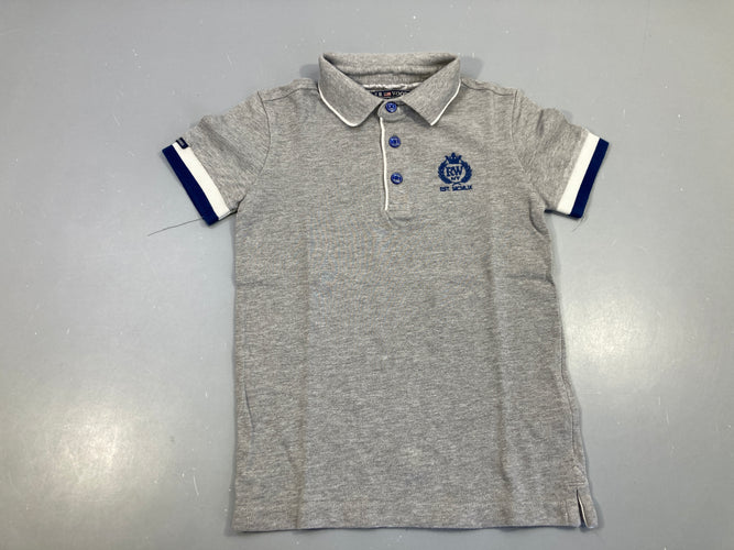 Polo m.c gris RW, moins cher chez Petit Kiwi
