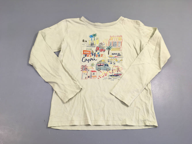 T-shirt m.l jaune Capri, moins cher chez Petit Kiwi