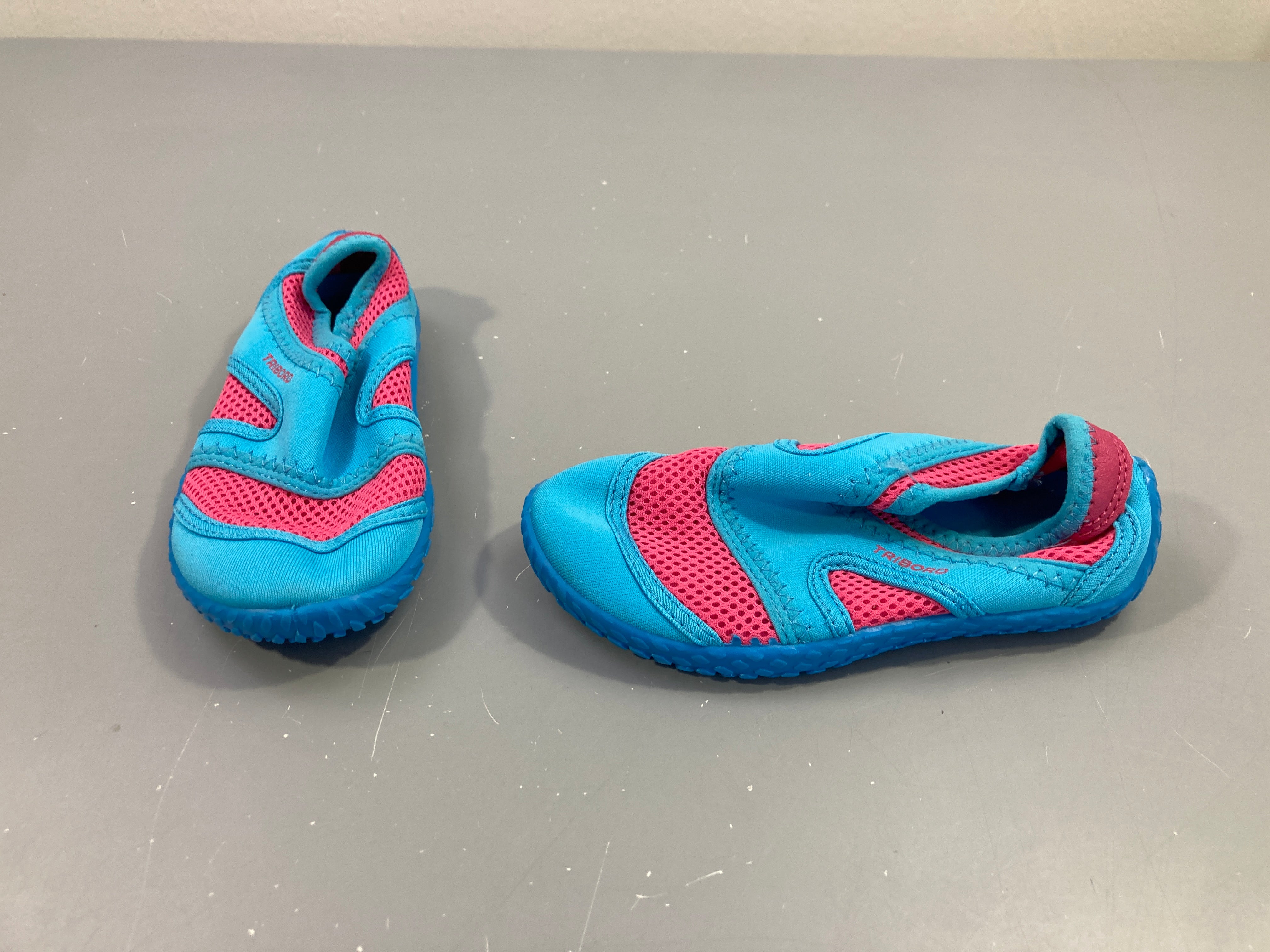 Chaussures d'eau bleu/rose tribord, 28-29