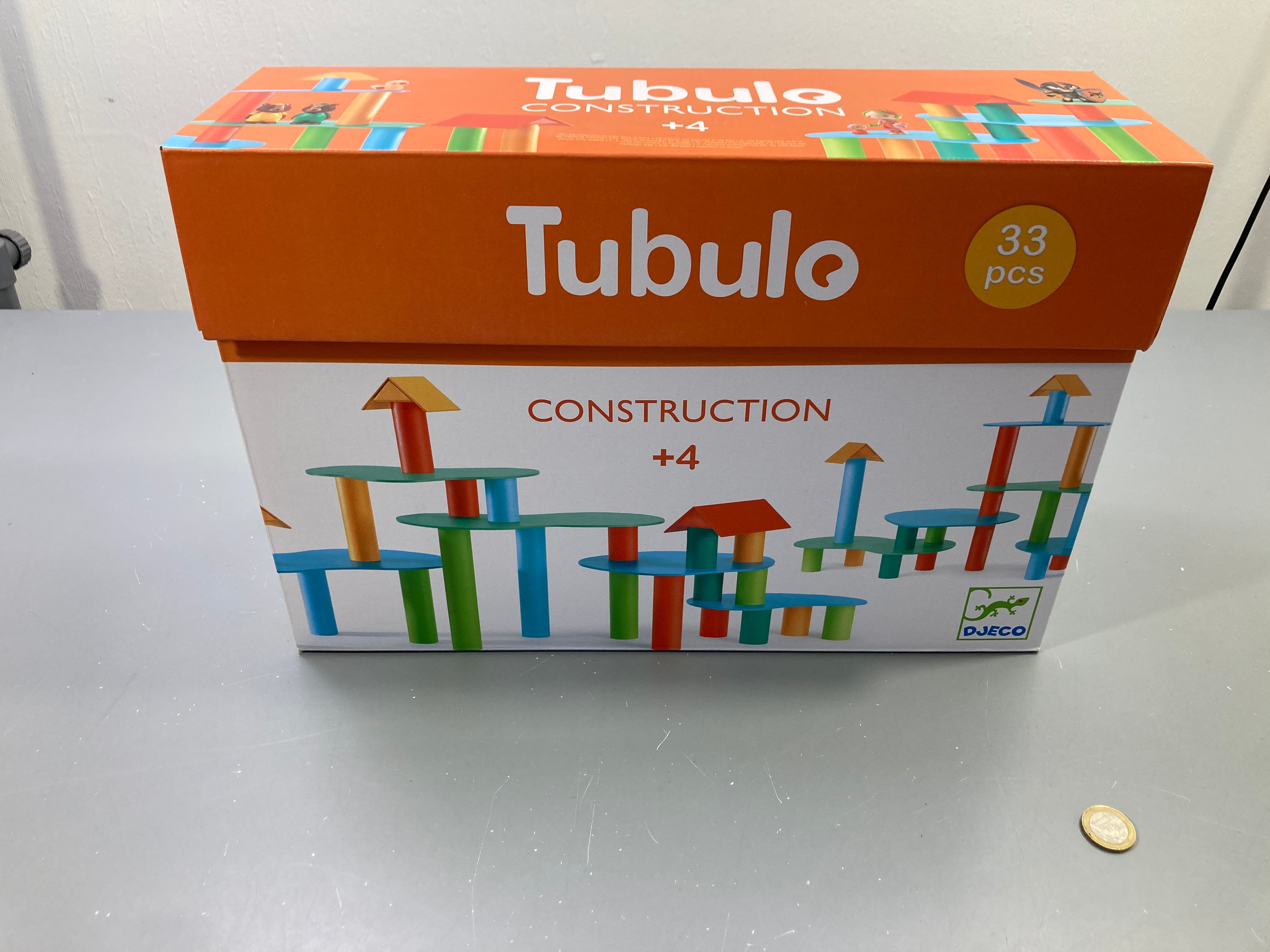 Jeu de construction Tubulo 33 pcs, dès 4 ans - complet