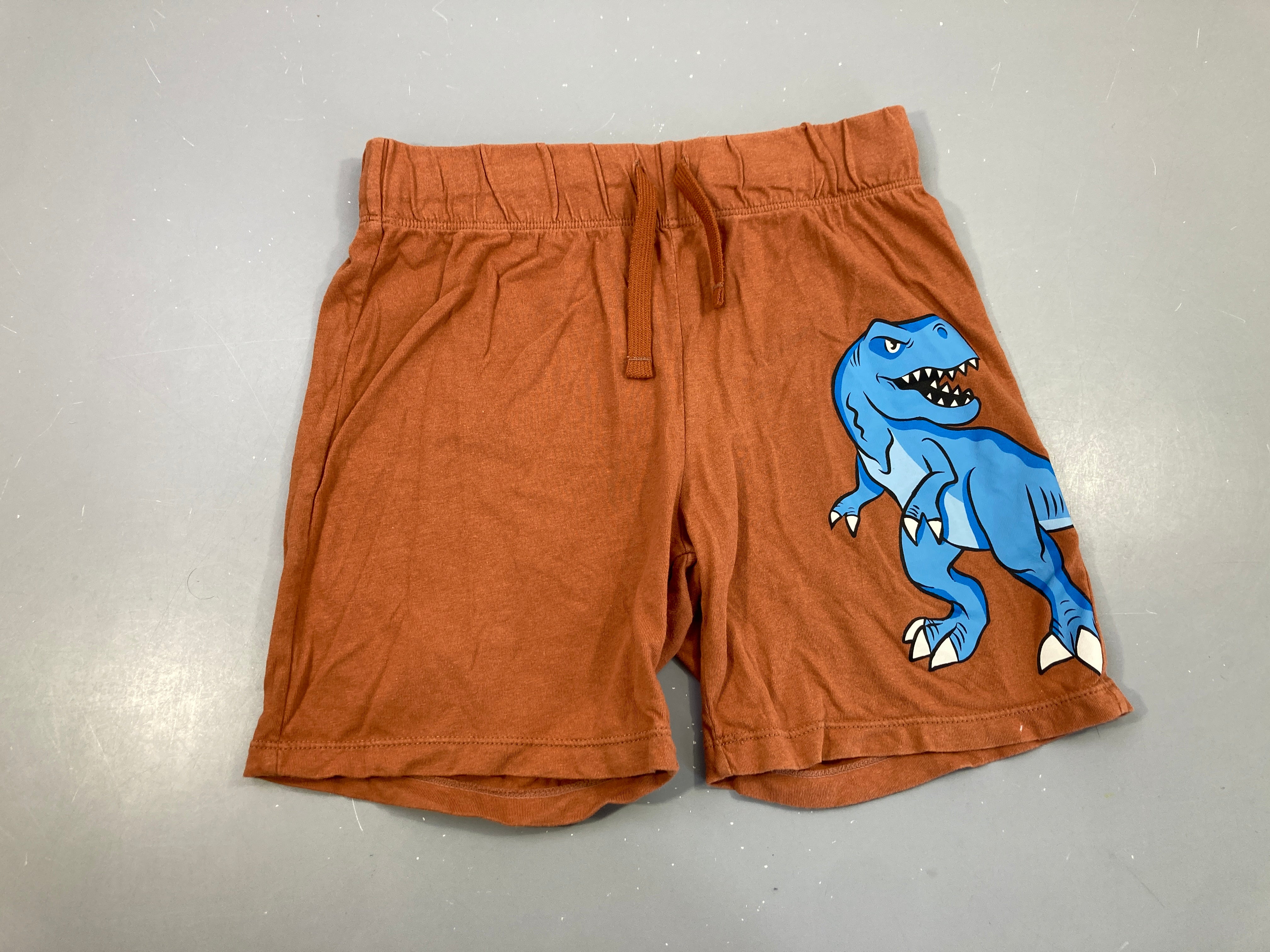 Bermuda jersey brun dinosaure