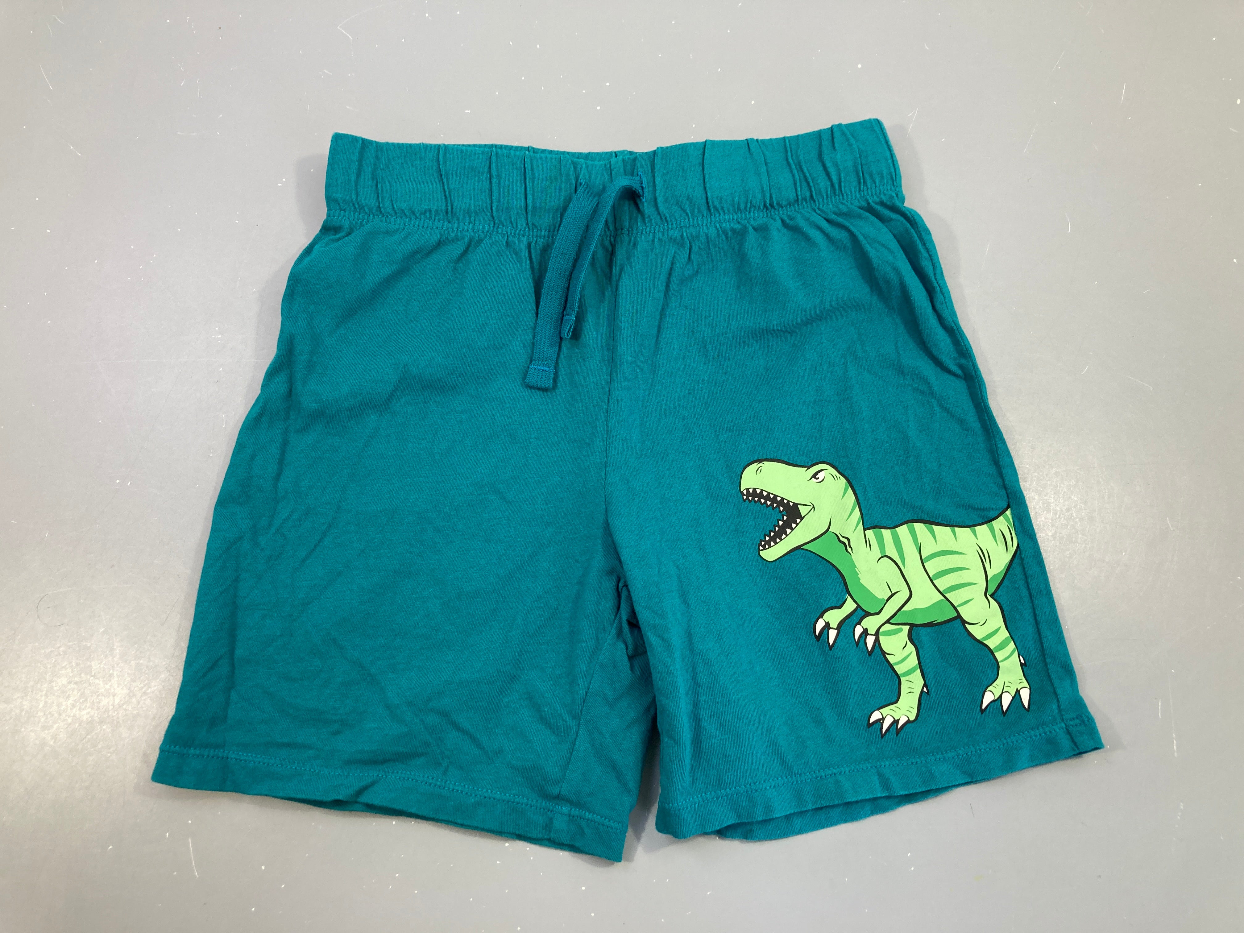 Bermuda jersey vert Dinosaure